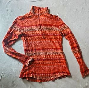 🍄3/$20🍄WOOLRICH 100% cotton aztec sweater quarter zip